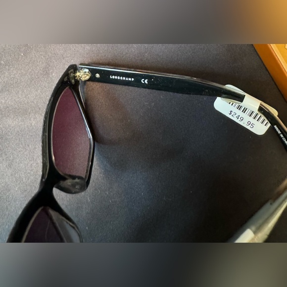 NWT Longchamp Women’s Cat Eye Black Sunglasses - Picture 5 of 12
